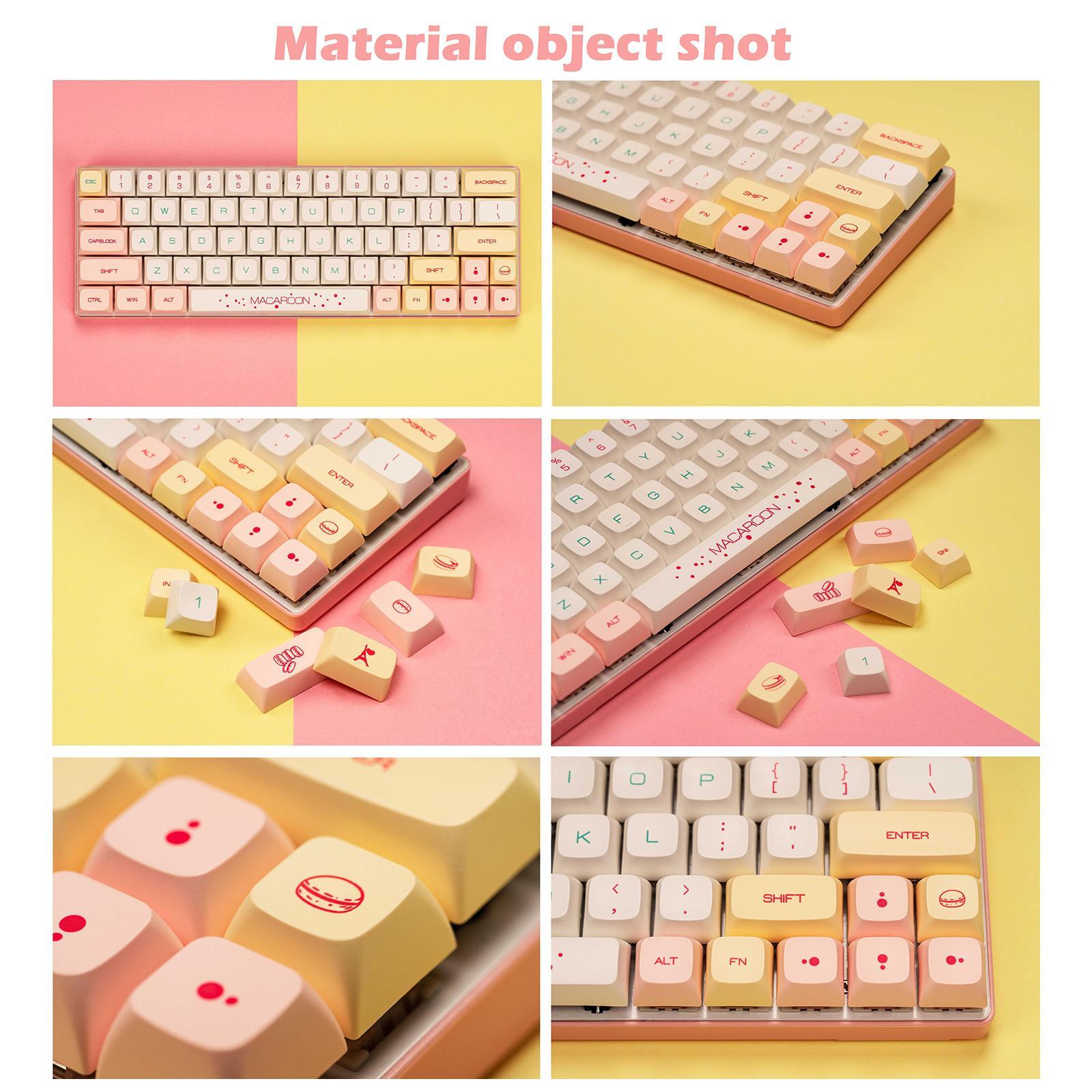 PBT 131 Keys Kits Universal DIY Custom for Box Mechanical Keyboard