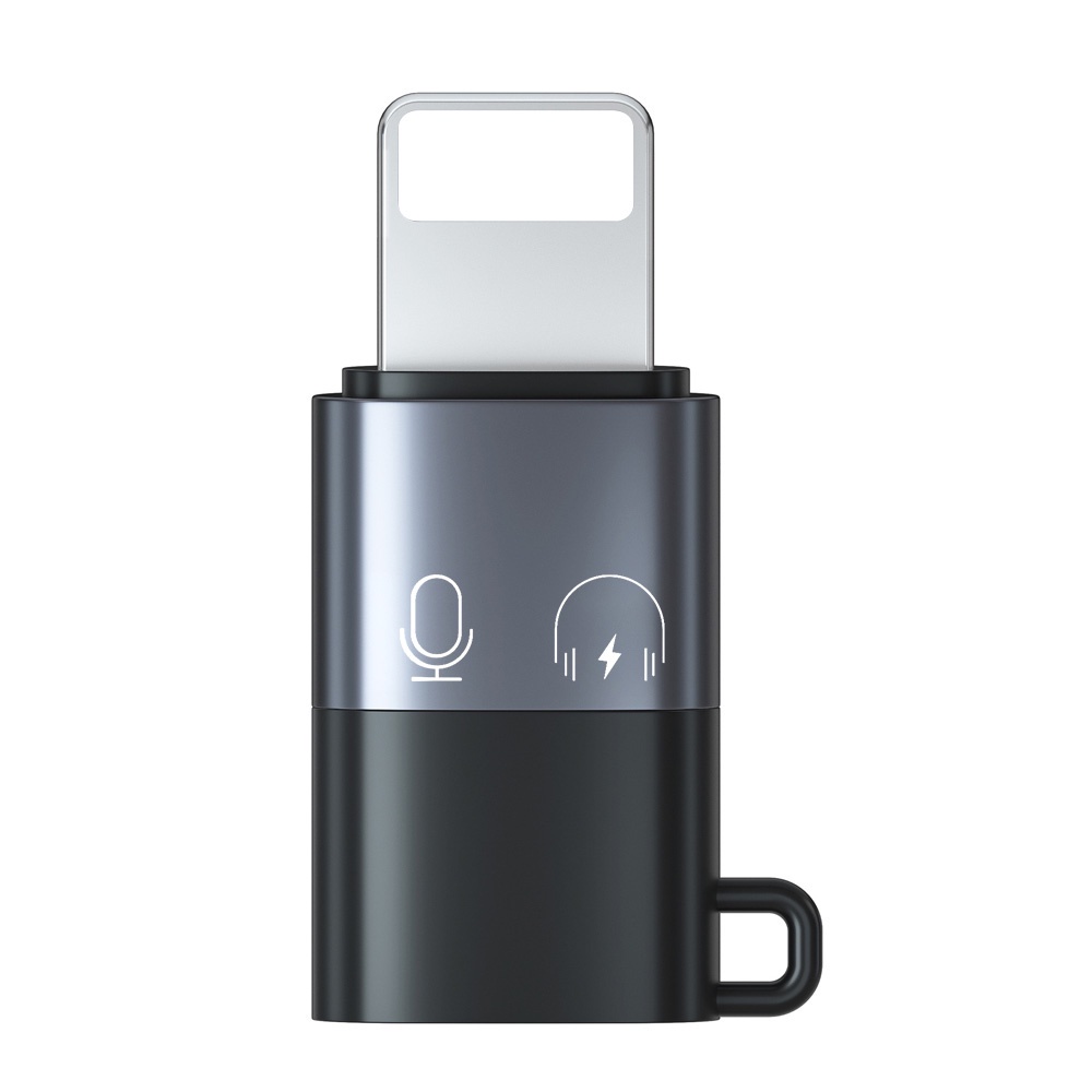 Đầu chuyển đổi Cho Micro Thu Âm Không Dây từ Type C sang Lightningg (i.phone) type c sang ios Jack Dây - Hàng Nhập Khẩu