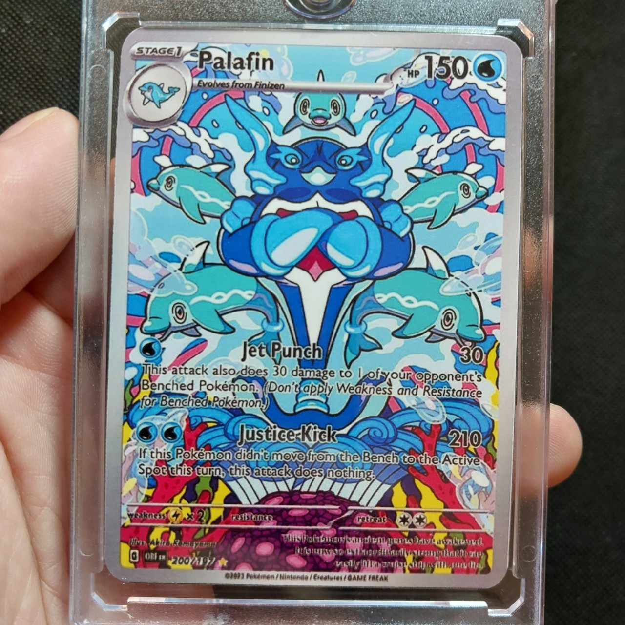 Thẻ Pokemon Card US TCG Palafi 200 197 cá heo 1459 d27 1-29