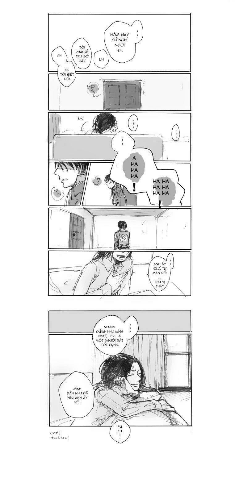 tấn công người khổng lồ - doujinshi levihan chapter 12 11