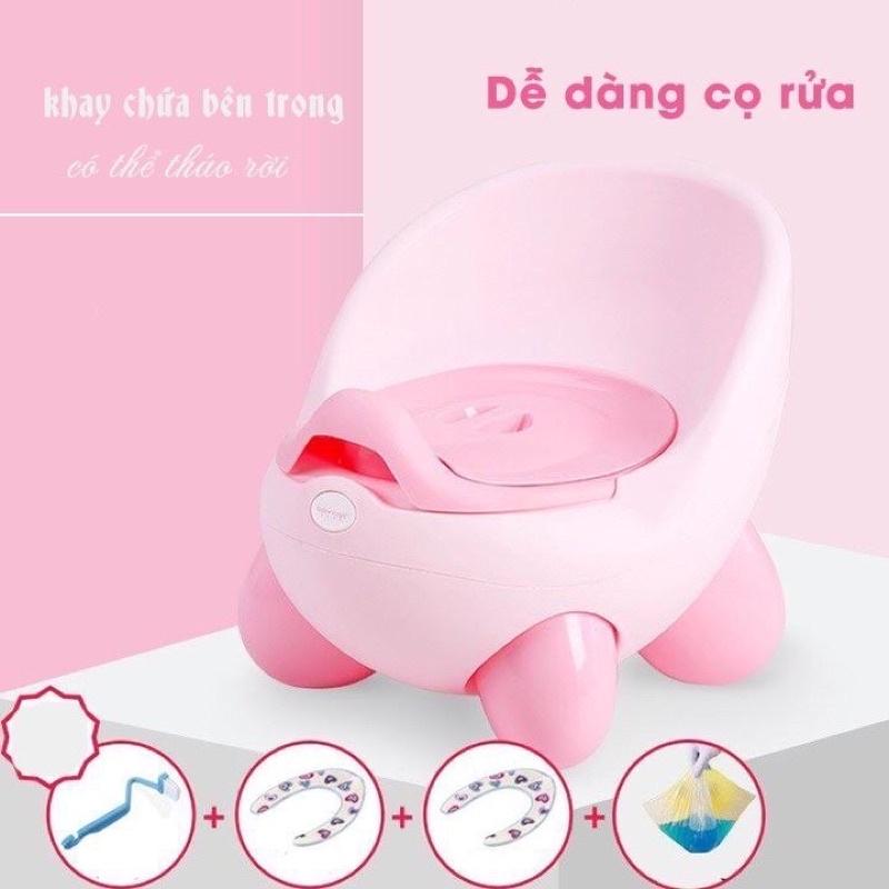 Bô trẻ em có tựa lưng hình gấu Hokori Baby Việt Nhật