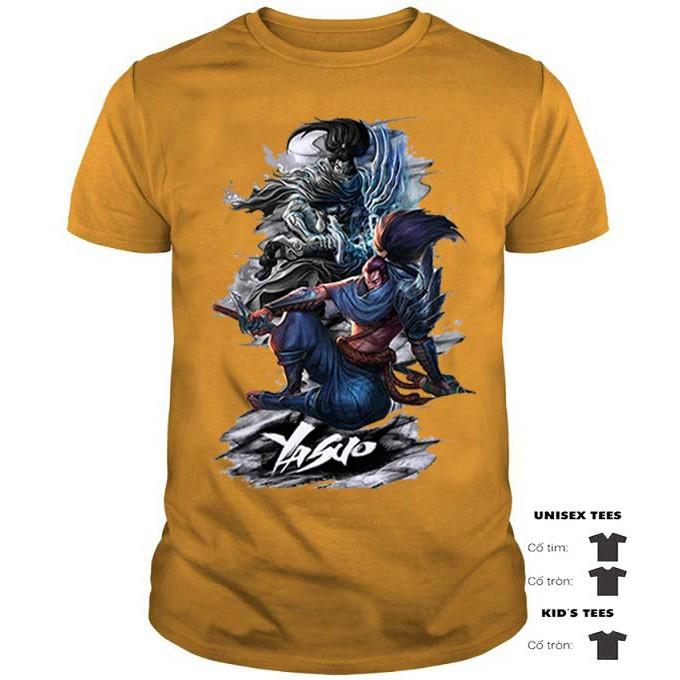 Áo Thun YASUO, Áo Thun Liên Minh Huyền Thoại YASUO Cơ Bản Cao Cấp - LOL T-SHIRT