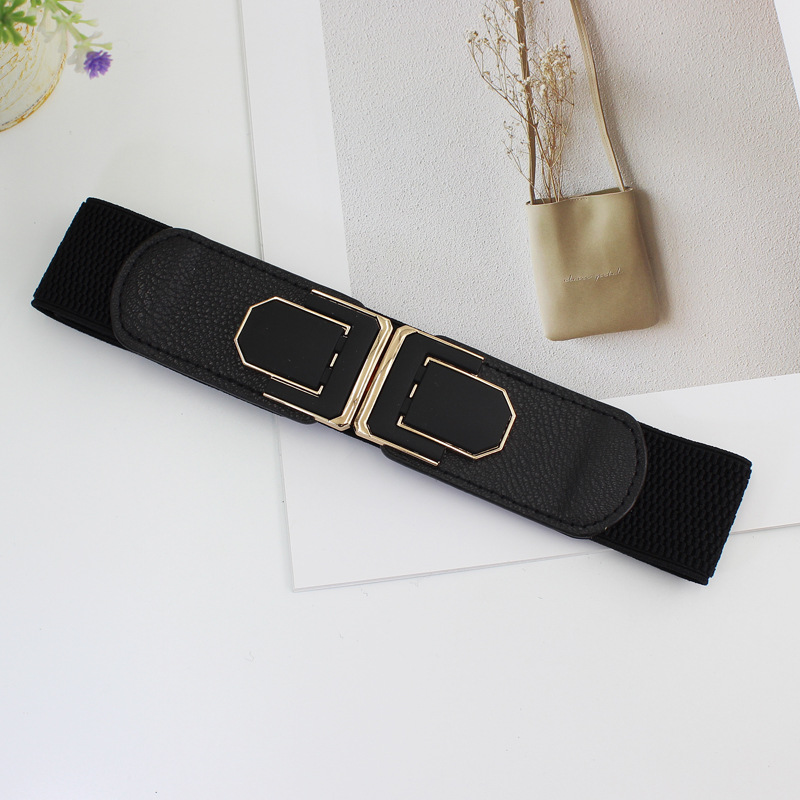 Thắt lưng dây nịt đai váy co giãn thời trang Hàn Quốc mẫu mới bản nhỏ 4cm dona23071701