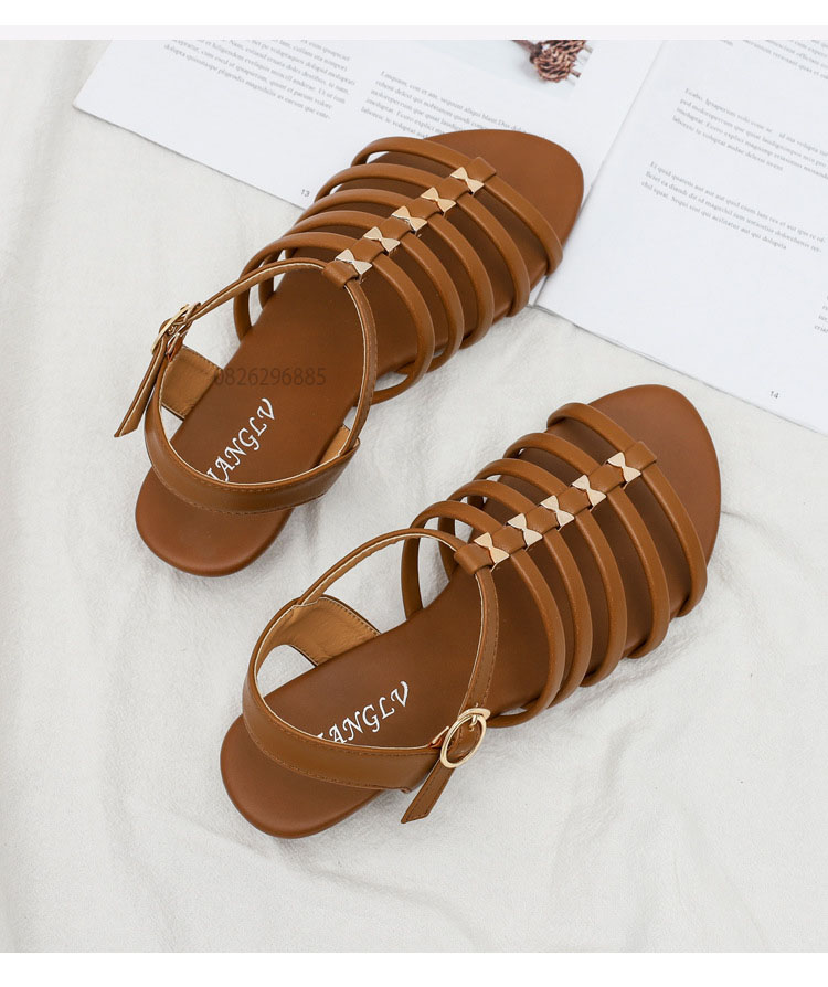 Giày quai ngang nữ giày sandals nữ dép quai hậu nữ cao 2.5 cm - 588-61.