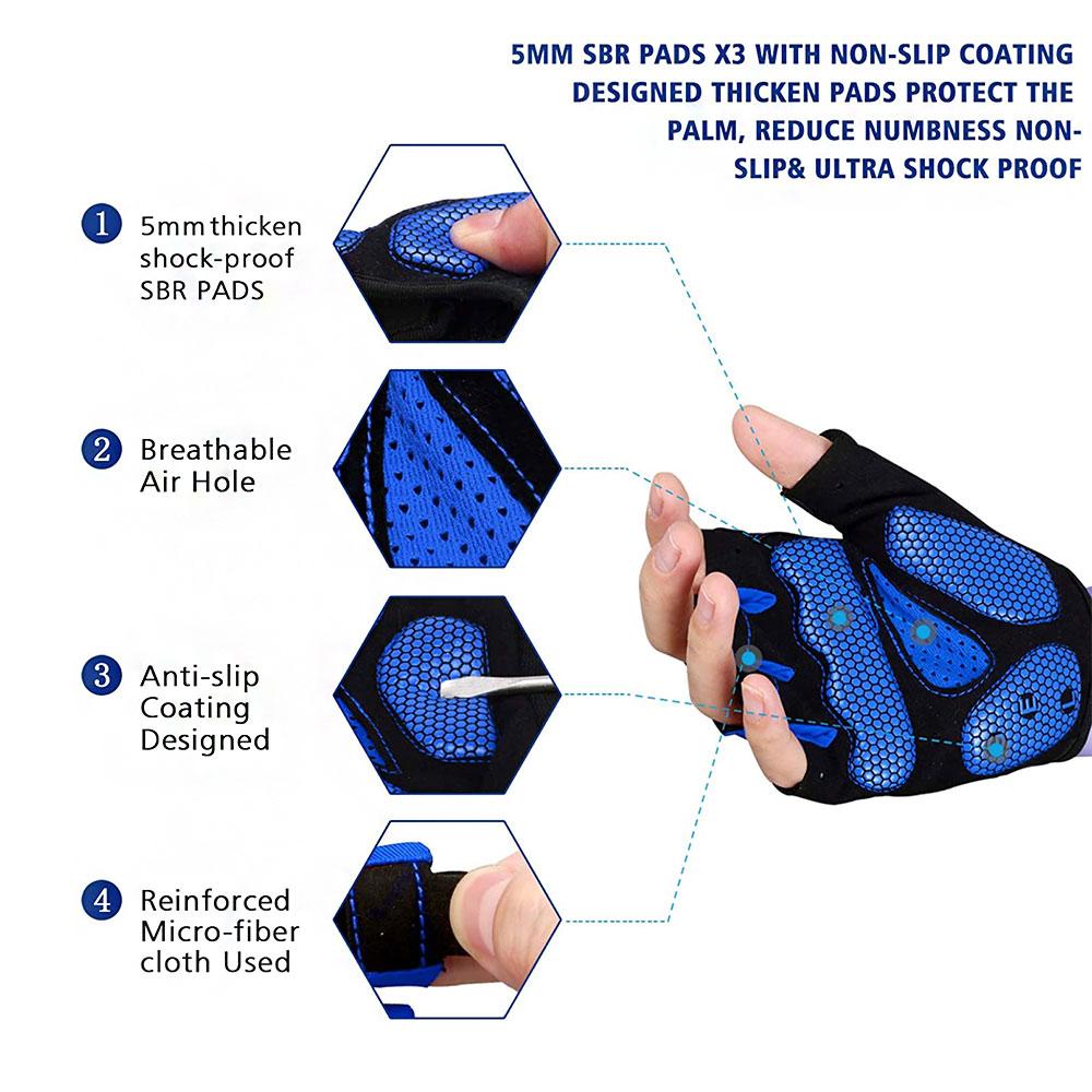 LISM Thoáng Khí Ngón Găng Tay Xe Đạp GEL Chống Sốc Thể Thao Mùa Hè Găng Tay Xe Đạp Cho Người Phụ Nữ Đi Xe MTB Xe Đạp Đường Bộ Golve