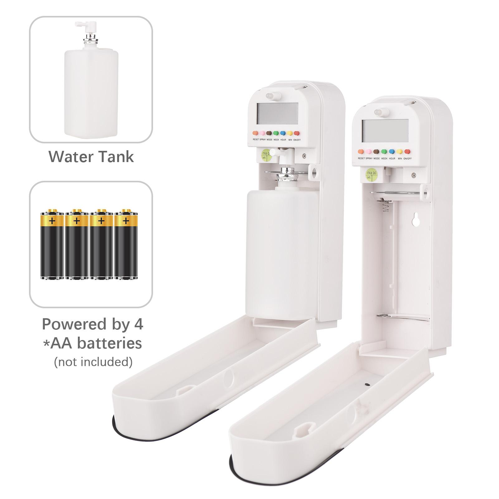 Máy làm mát không khí có thể lập trình treo tường phun hương thơm tự động 415ml với màn hình LCD cho văn phòng khách sạn tại nhà