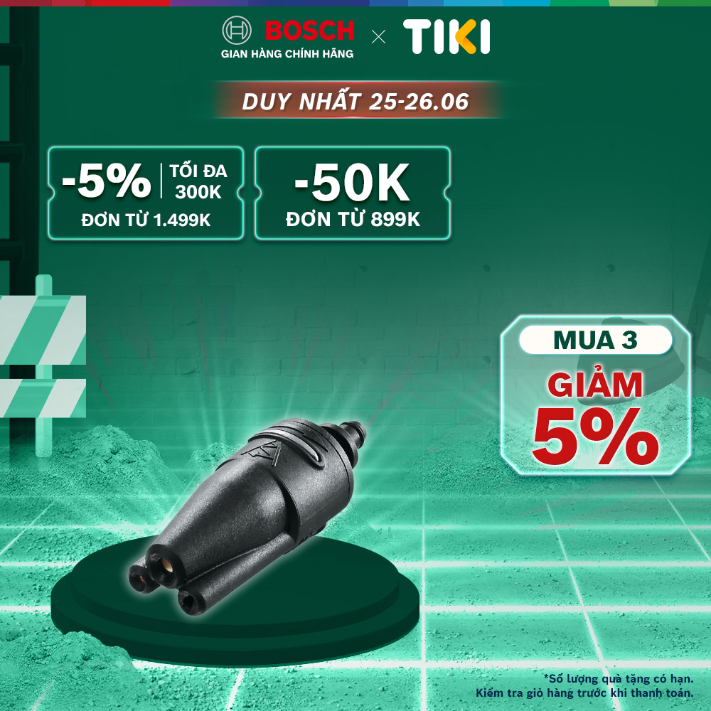Đầu phun xịt 3 trong 1 Bosch