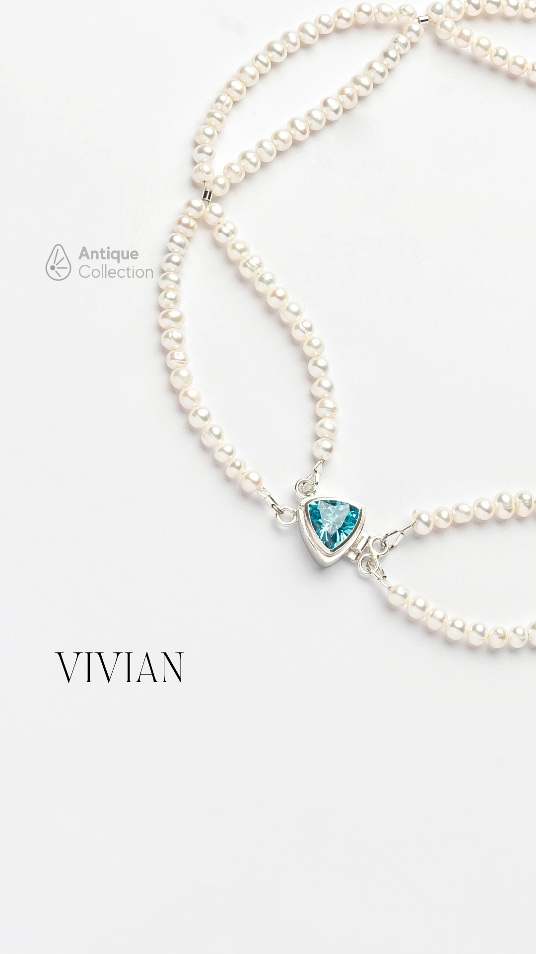 Vòng cổ ngọc trai nước ngọt Vivian A SET SOREI