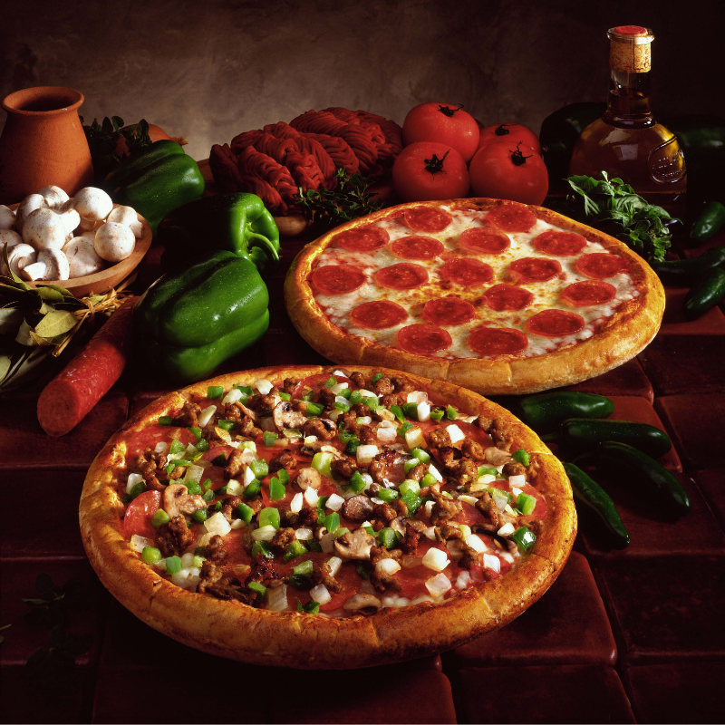 Pizza thịt nguội Đôi Đũa Vàng hộp 350g chuẩn vị nhà hàng - Giao tại Hồ Chí Minh