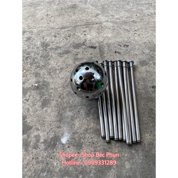 Béc phun nước quả cầu inox phi 49