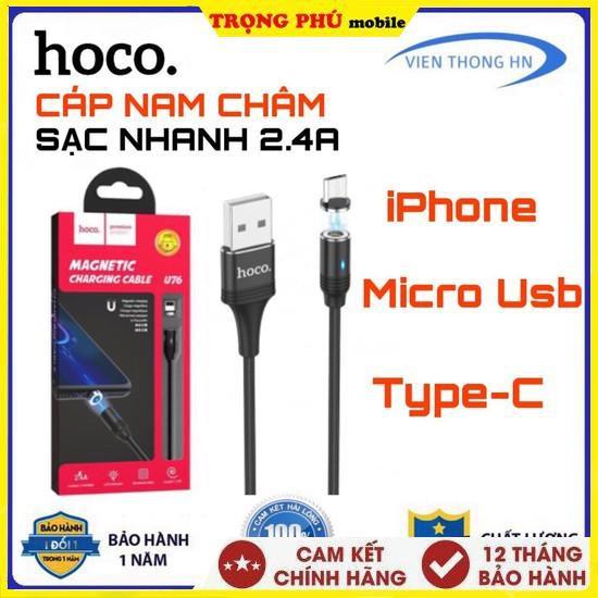 Hoco u76 Cáp sạc nhanh hít nam châm 2.4a