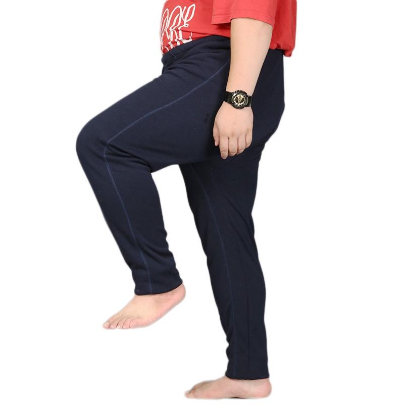 Siêu lớn lớn quần lót Plus kích thước nam ấm quần làm dày Plus Nhung dài mùa đông Nhiệt Ấm quần lót quần