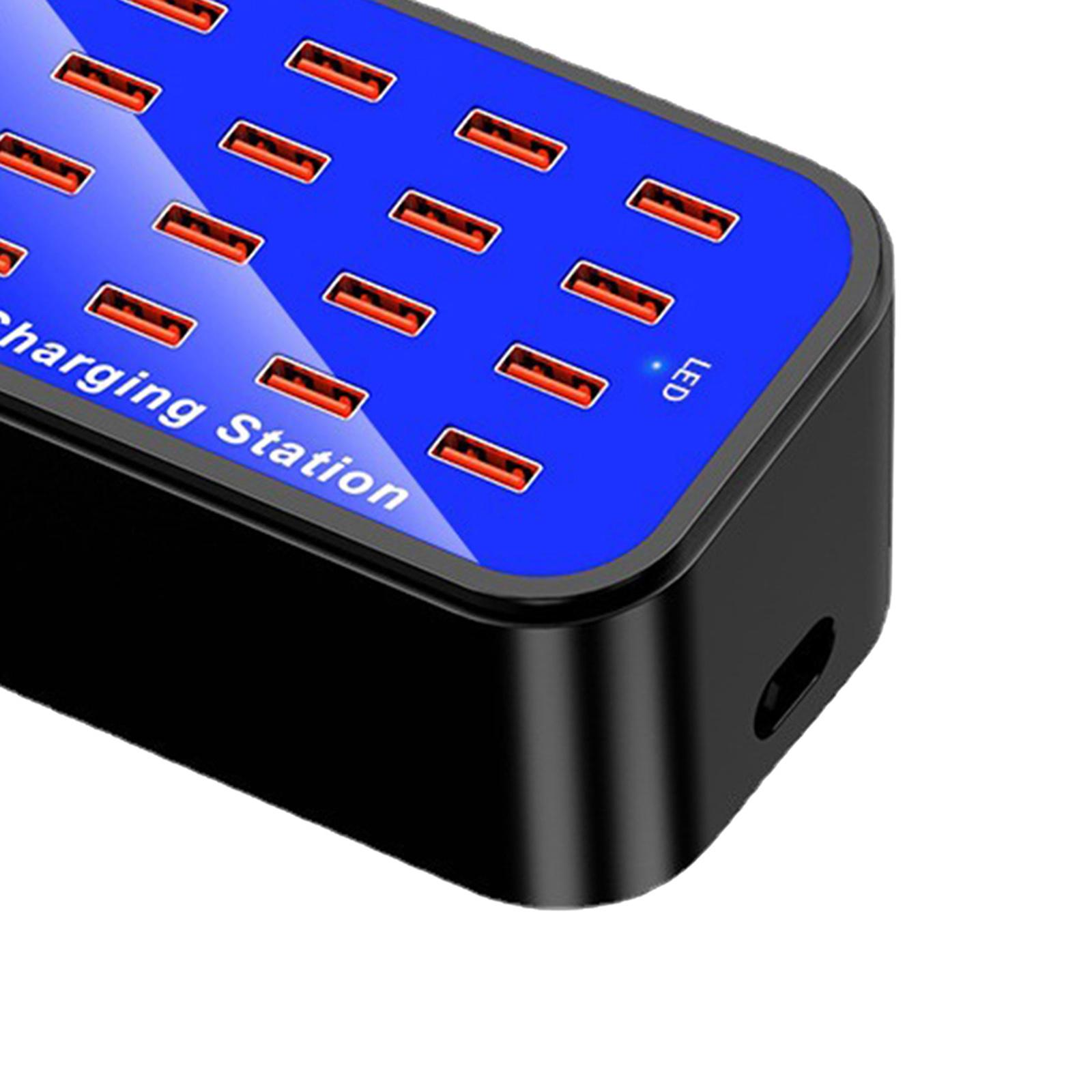 Multiple USB Charging Station Organizer 20-Port Professional Accessories US