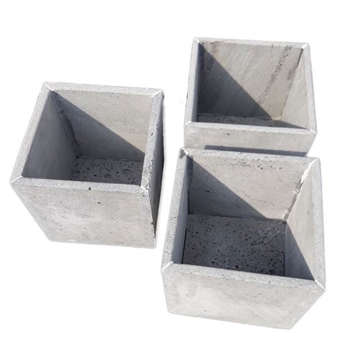 Chậu trồng cây đá ong xám tự nhiên xinh xắn