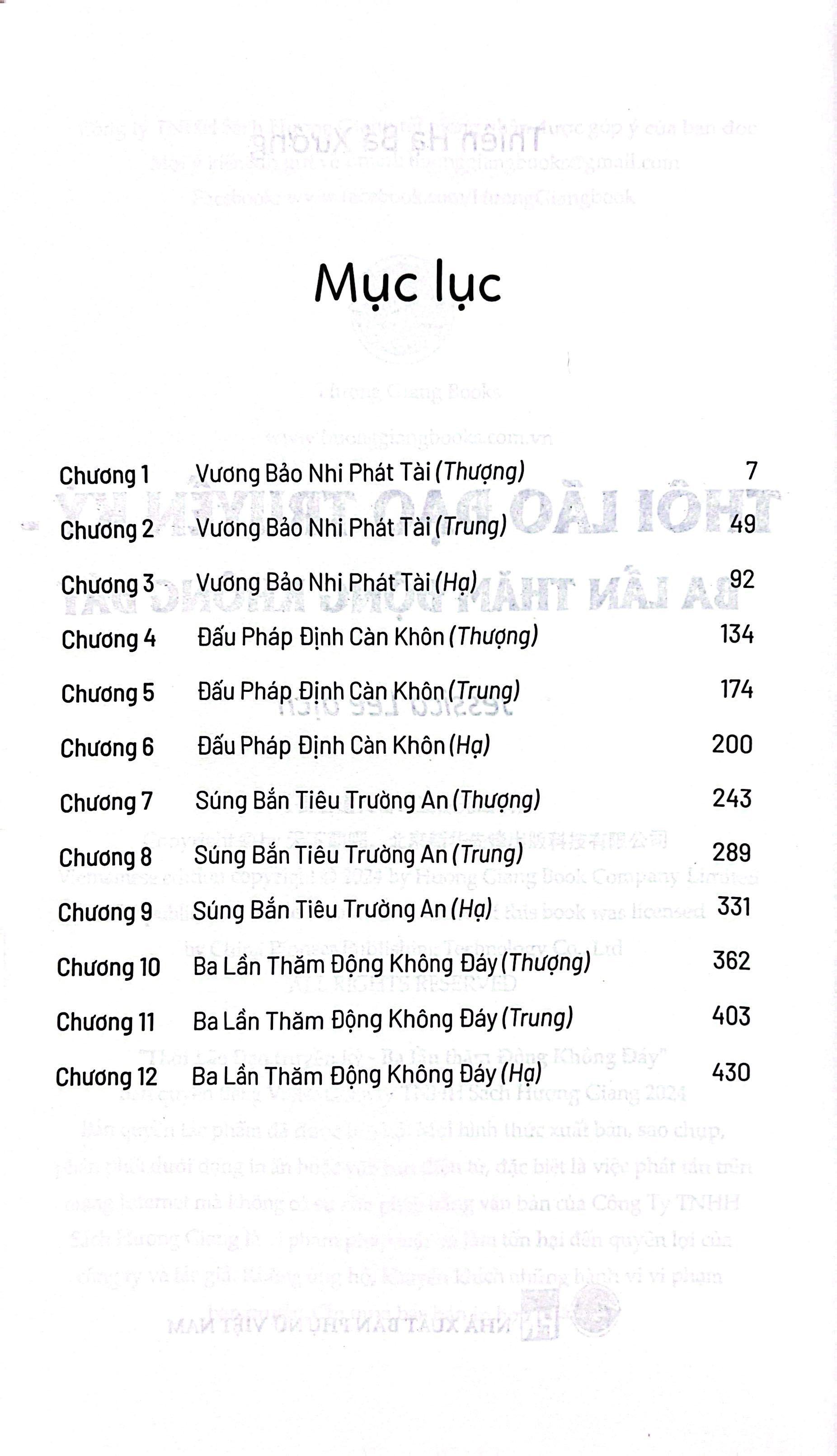 Sách - Thôi Lão Đạo Truyền Kỳ - Ba Lần Thăm Động Không Đáy
