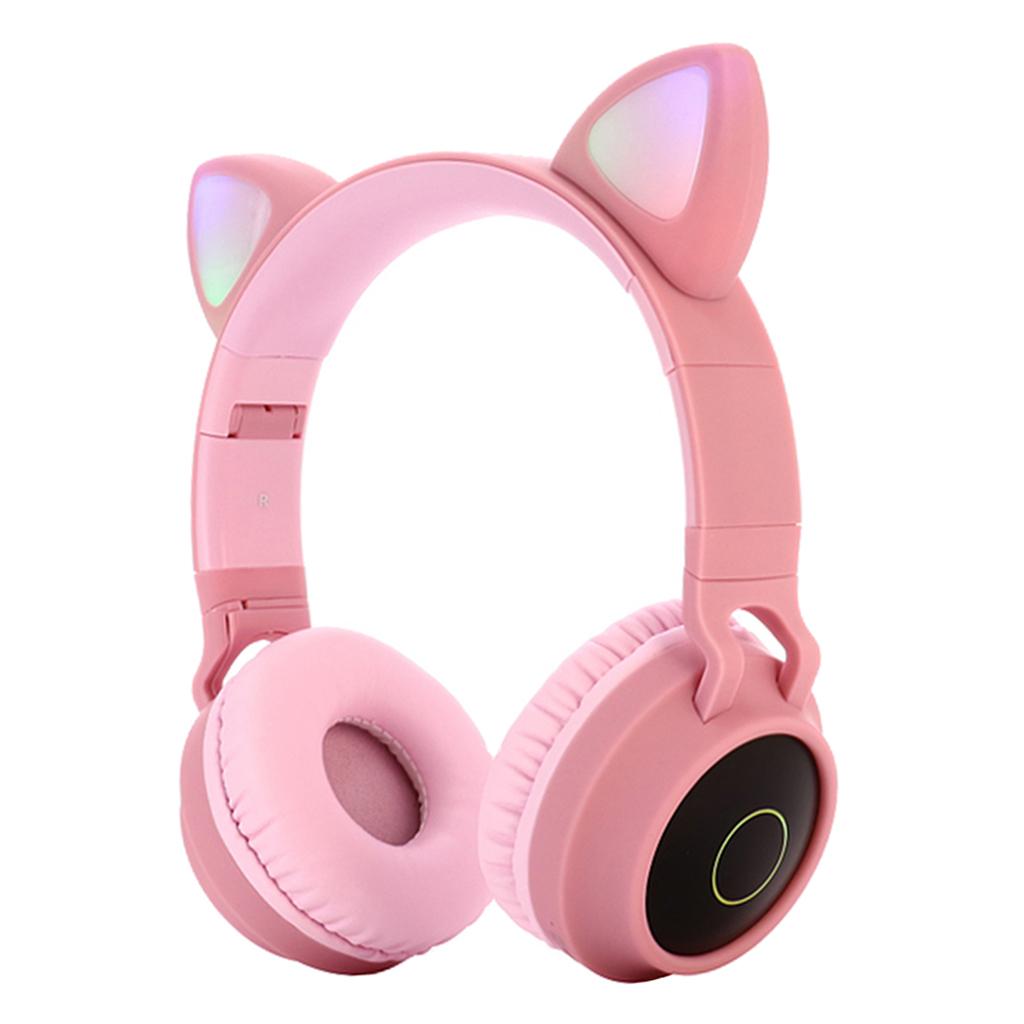 Bluetooth Headset Foldable Over The Ear Stereo Headphone Microphone Mic New