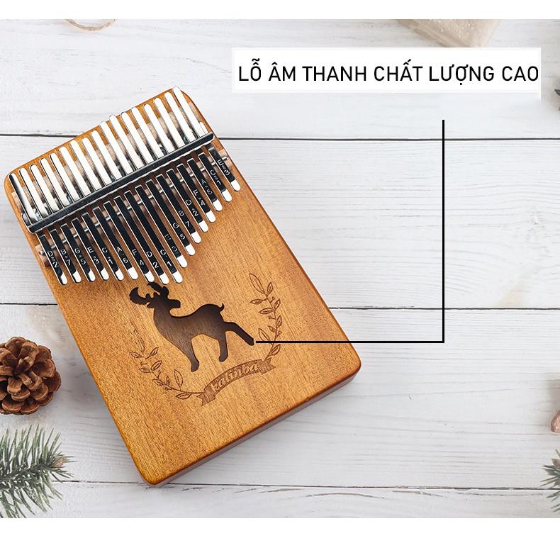 đàn kalimba 17 phím CAO CẤP Tặng kèm túi đựng bút có khóa - đàn kalimba piano NGÓN TAY KÈM PHỤ KIỆN VT HQ