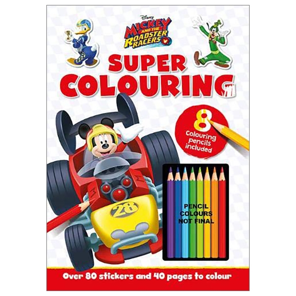 Disney Junior - Mickey &amp; the Roadster Racers: Super Colouring (Colouring Time Xtra Disney)