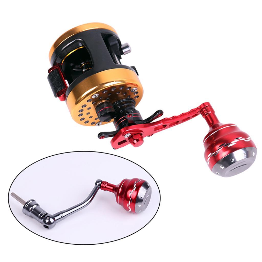 CNC Aluminum Alloy Single Fishing Reel Handle Knob Reel Replacement Handle Grip