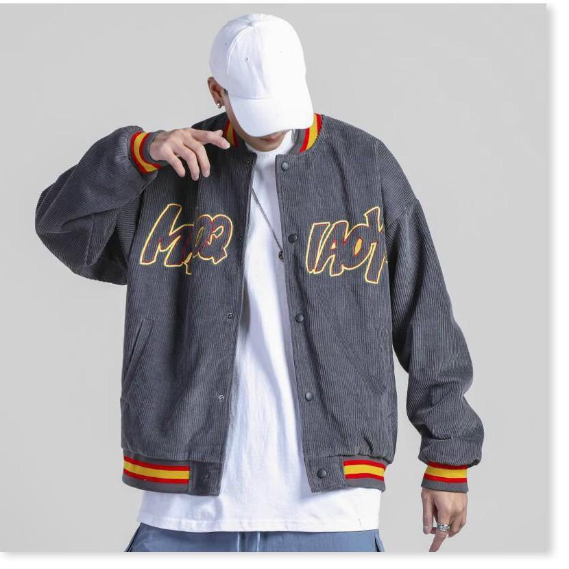 ÁO KHOÁC NHUNG BOMBER UNISEX NAM NỮ THỜI TRANG KING STORE