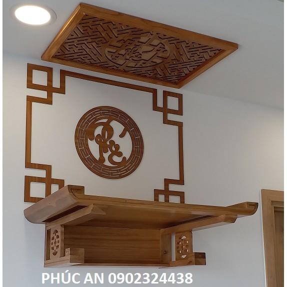 Mẫu bàn thờ gia tiên đẹp nhất mã 4P68CV Size 68 x 48 trọn bộ đầy đủ y như trong hình Bến Tre