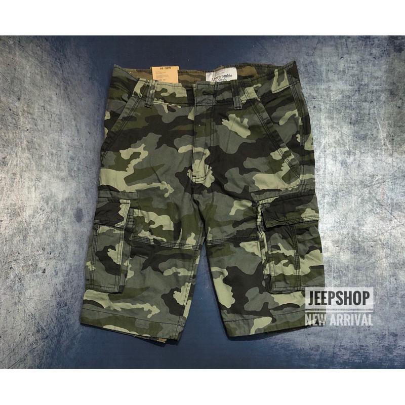 Quần ngắn_short kaki túi hộp dã ngoại_du lịch - Camo Trắng