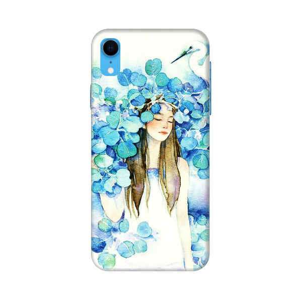 Ốp Lưng Dành Cho Điện Thoại iPhone XR - Cô Gái Lá Xanh
