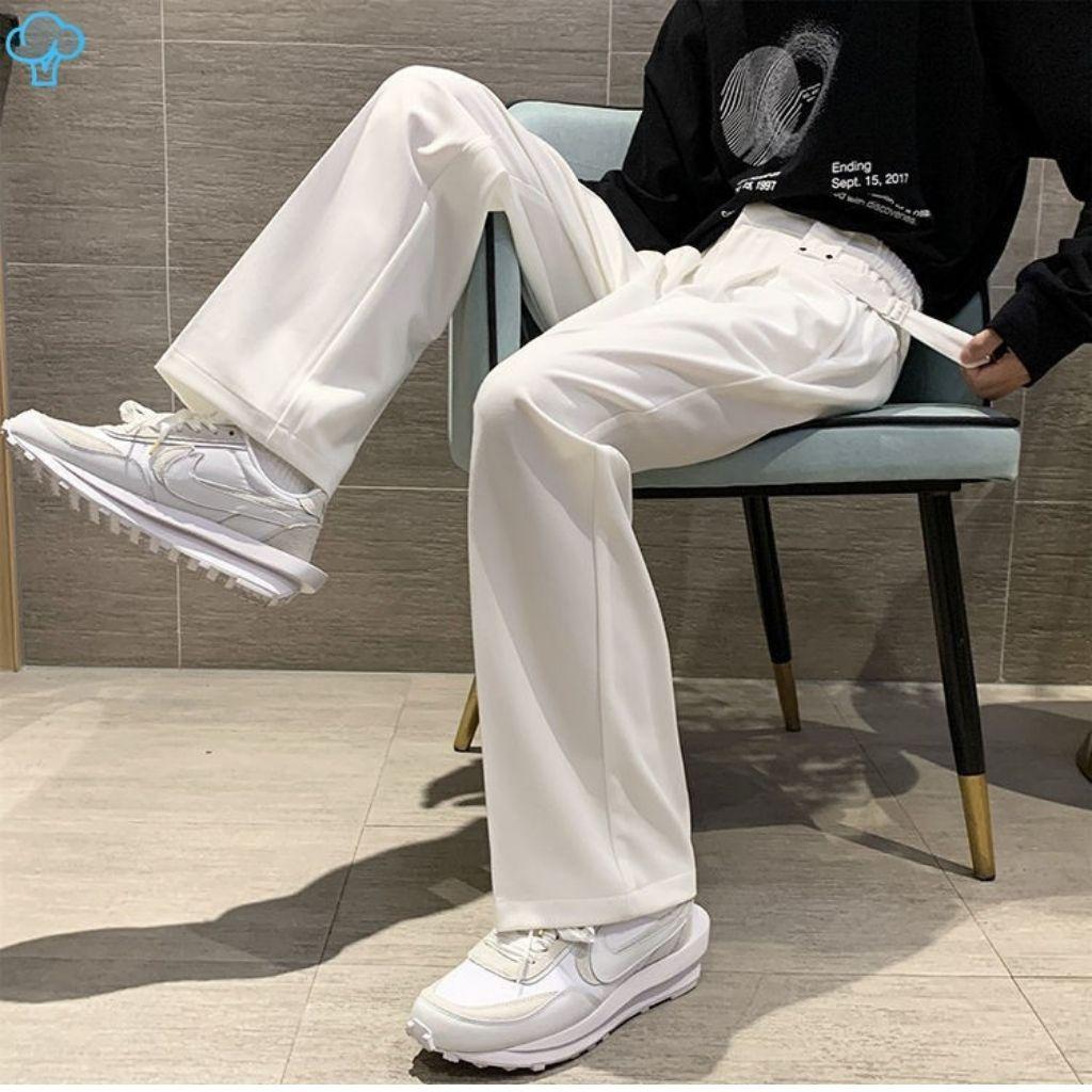 Quần tây ống rộng nam nữ TILAA FASHION quần âu vải ống suông Unisex phong cách Hàn Quốc QR001