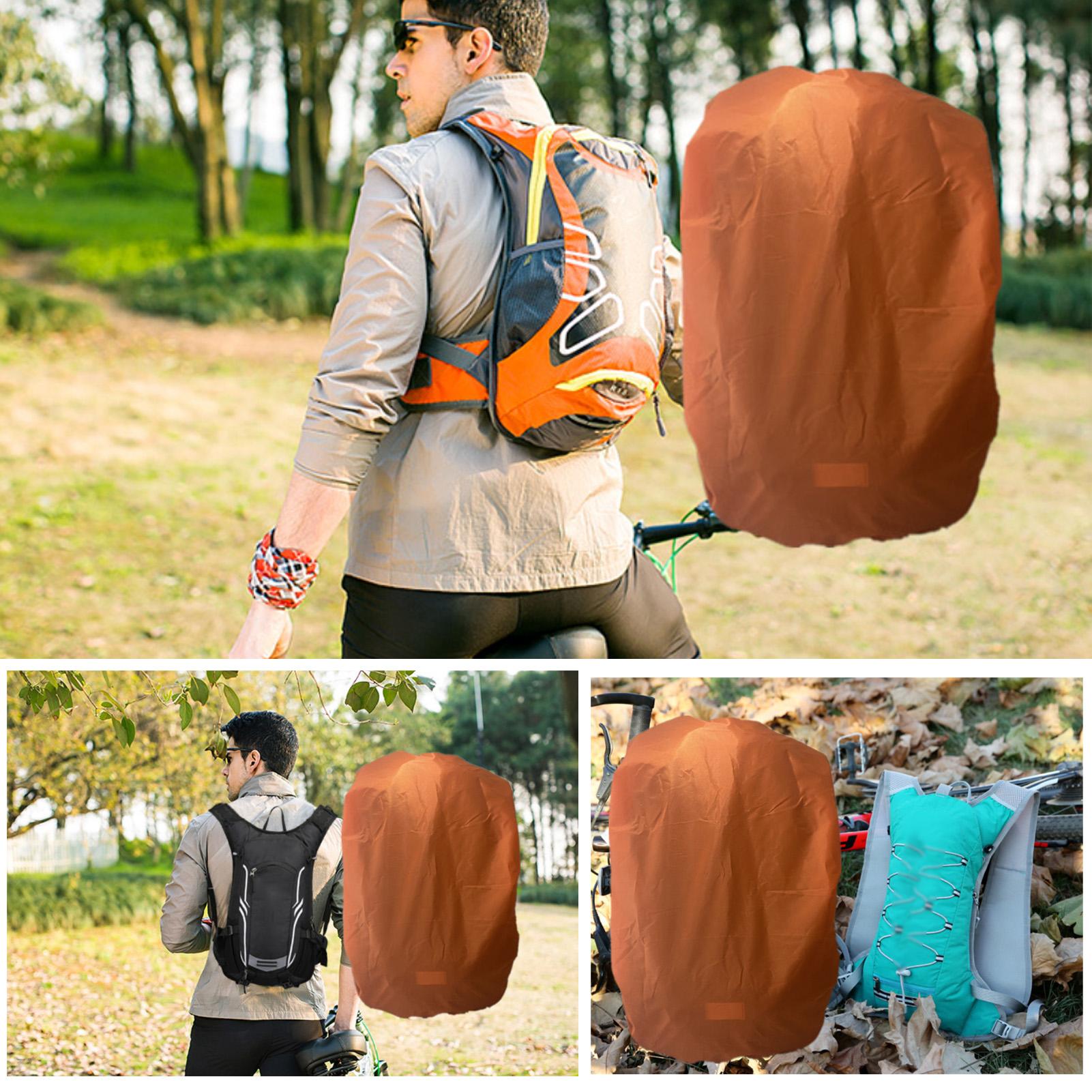 Waterproof Backpack Rain Cover Ultralight Compact Portable Rainproof Cover for Outdoor Hiking Camping Biking Traveling