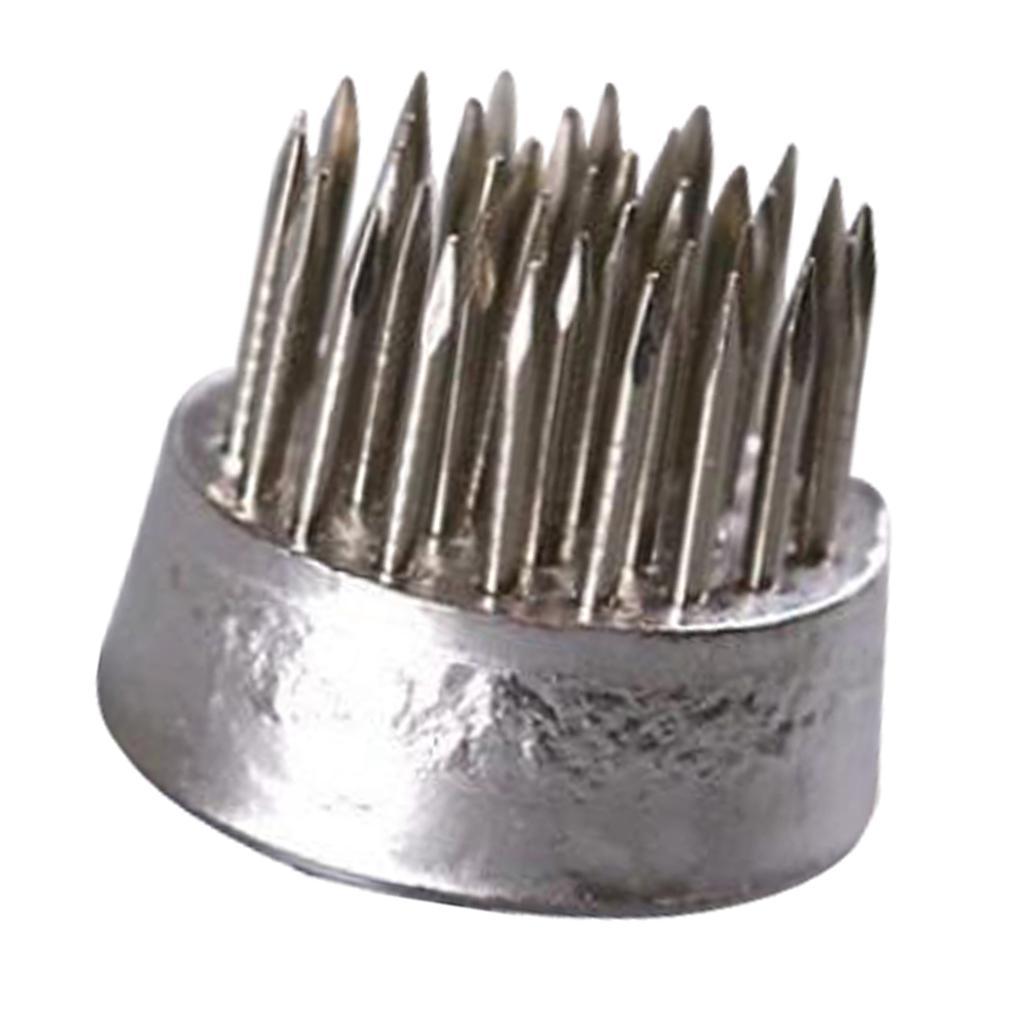 Round Ikebana  Spiky Flower Frog Arrangement Base Floral Art  2.3cm