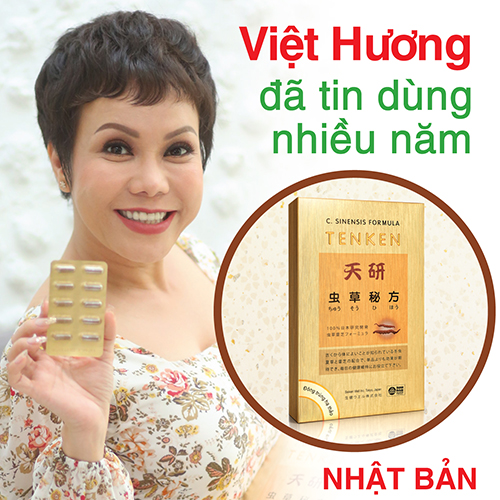 TPBVSK Đông Trùng Hạ Thảo Tenken - Bổ phổi ích thận (60 viên)