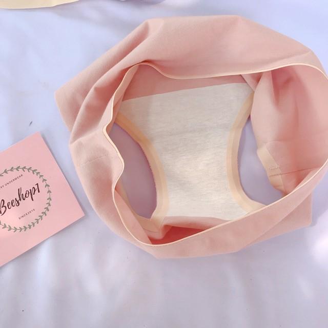 Quần lót cotton không đường may 02, quần lót nữ không viền xuất Nhật