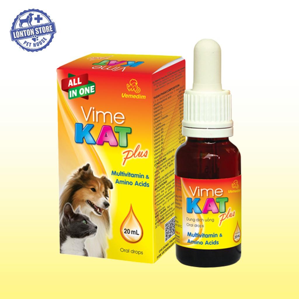 Vimekat Plus - Giúp Tăng Cường Sức Khỏe Cho Chó Mèo Và Vật Nuôi 20ml