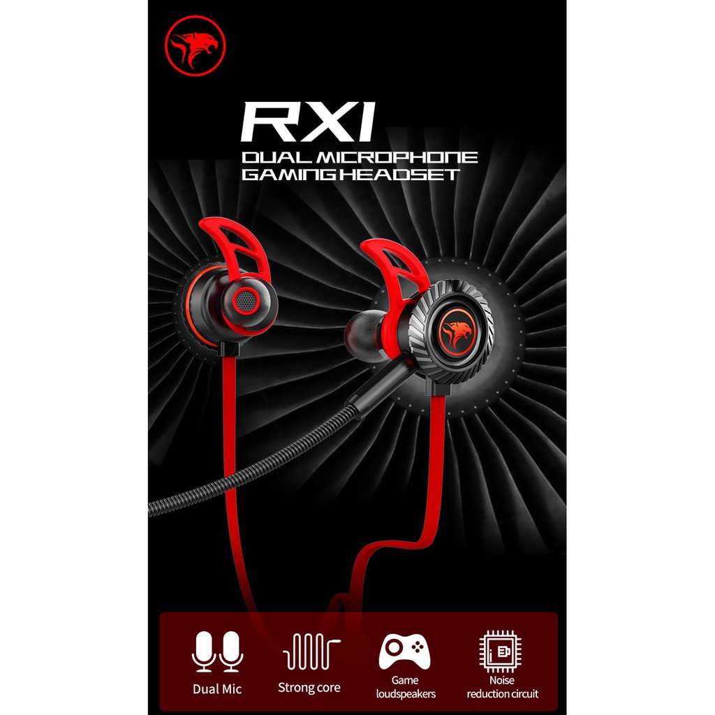 Tai Nghe Gaming Có Mic Rời Plextone Xmowi RX1 - Nâng Cấp Dây Dẹt Chống Rối - Super Bass - Hàng Chính Hãng