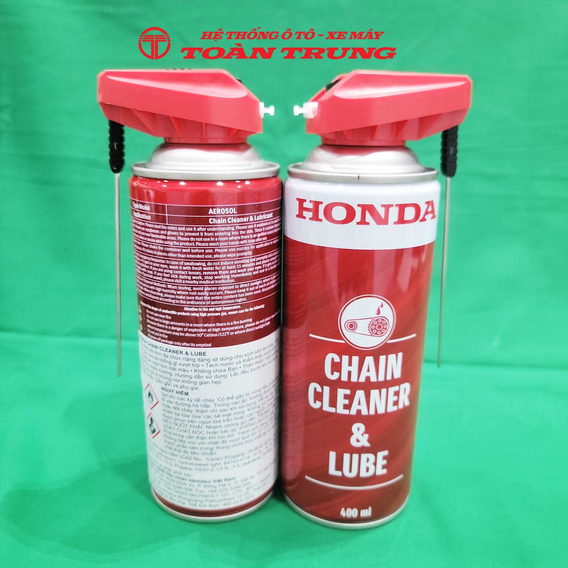 Dung dịch làm sạch, bôi trơn xích tải chính hãƞg Honda (400ml) &quot;08CG3075501&quot;