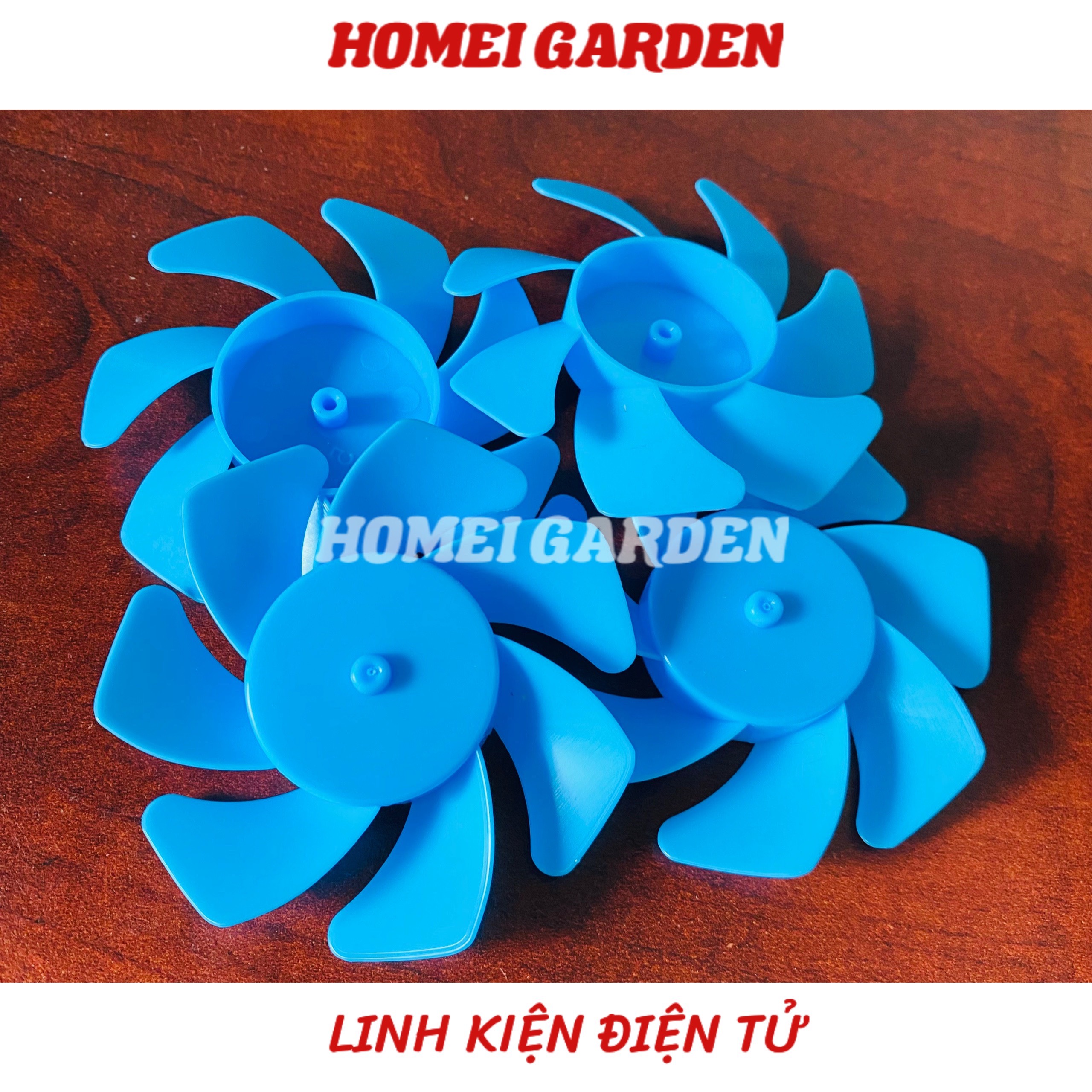 Cánh quạt mini 7 cánh đường kính 67mm trục 2mm hàng xịn - HM0128