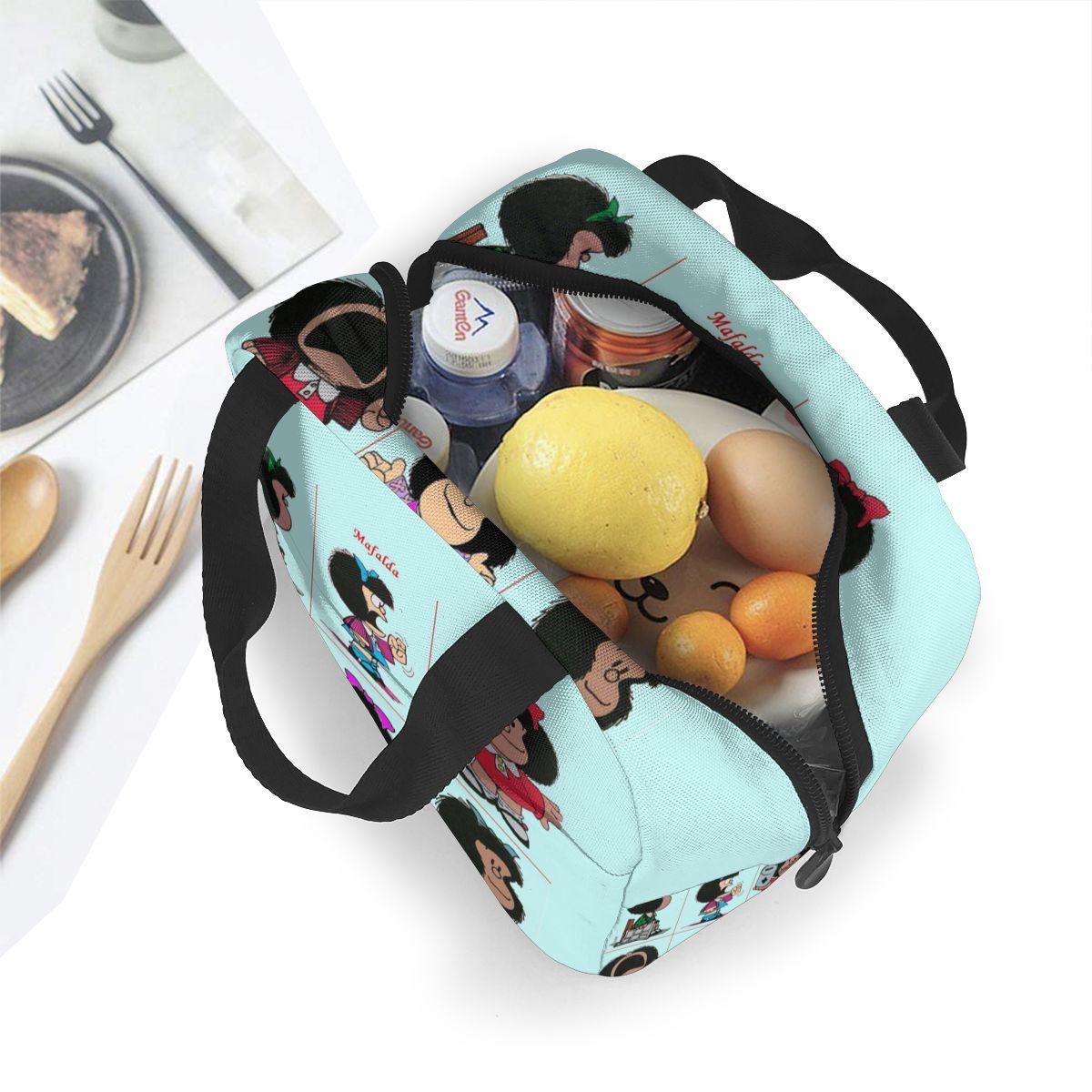 Mafalda Túi Đựng Đồ Ăn Trưa Kid Nữ Cách Điện Di Động Chống Nước Dã Ngoại Coole Túi Ăn Sáng Trường Có Thể Tái Sử Dụng Túi Đựng Thực Phẩm Mới 2021