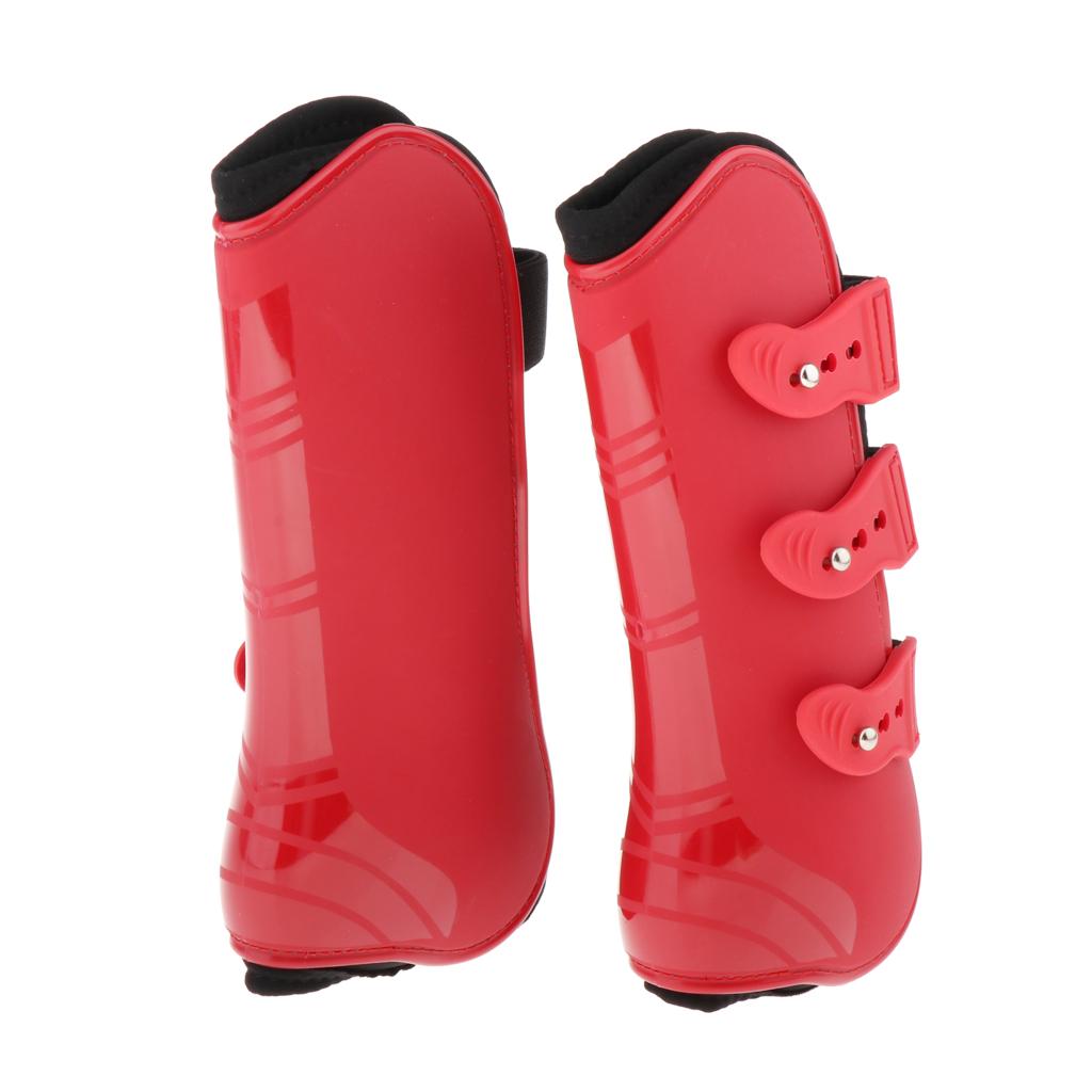 1 Pair Horse Leg Boots Hind or Front Leg Tendon Protect Wraps