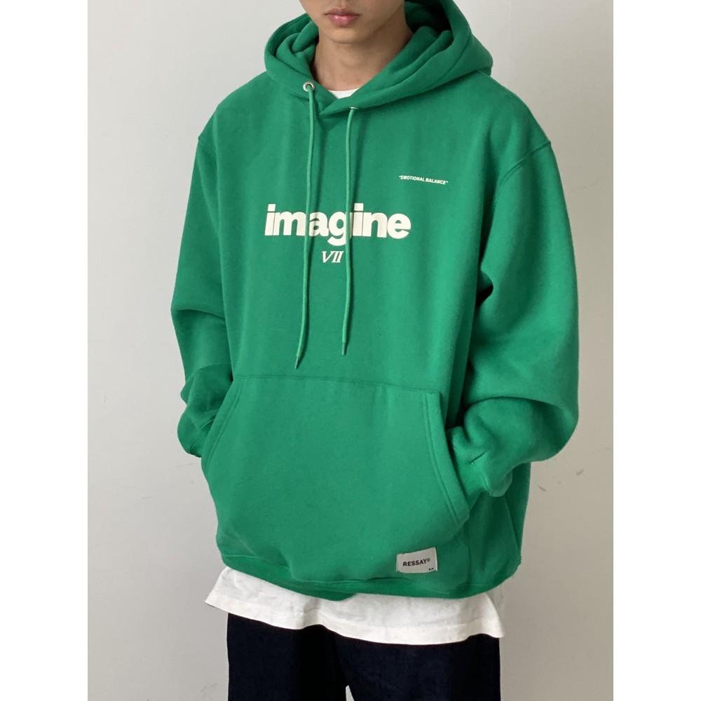 Áo hoodie Nỉ Bông IMAGANE Unisex nam nữ oversize form rộng ZOZO