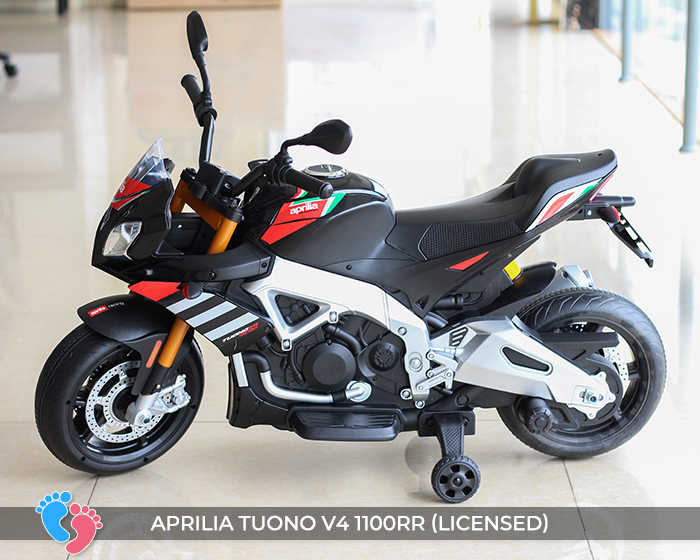 Mô tô điện Licensed APRILIA TUONO cho bé BABY PLAZA V4 1100RR