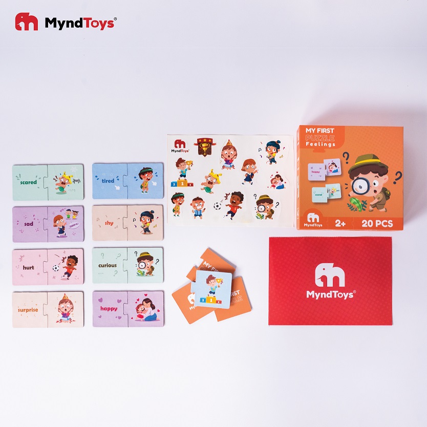 Đồ Chơi Xếp Hình Ghép Cặp MyndToys - My First Puzzle (Cho Bé Từ 2 Tuổi - Nhiều Chủ Đề)