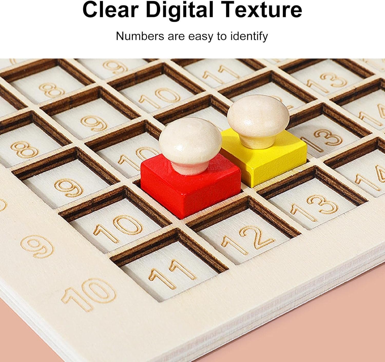 Bảng Gỗ Học Toán Nhân Cho Trẻ Theo Phương Pháp Montessori Kèm Thẻ Học Và Xúc Xắc