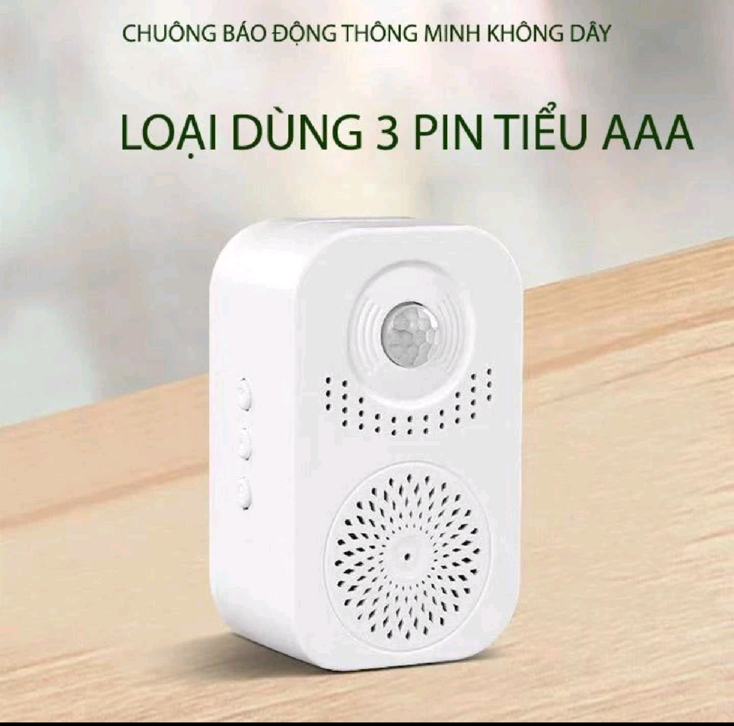 1 CHUÔNG GẮN CỬA BÁO KHÁCH CẢM BIẾN HỒNG NGOẠI GHI ÂM GIỌNG NÓI THEO Ý MUỐN THÔNG MINH