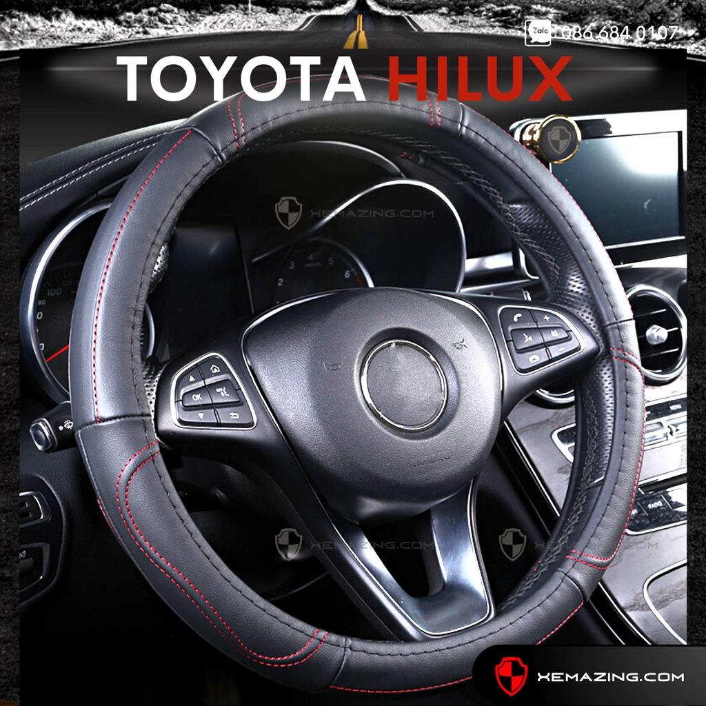 Bọc Vô Lăng ô tô TOYOTA HILUX | Bọc Volang XEMAZING cao cấp