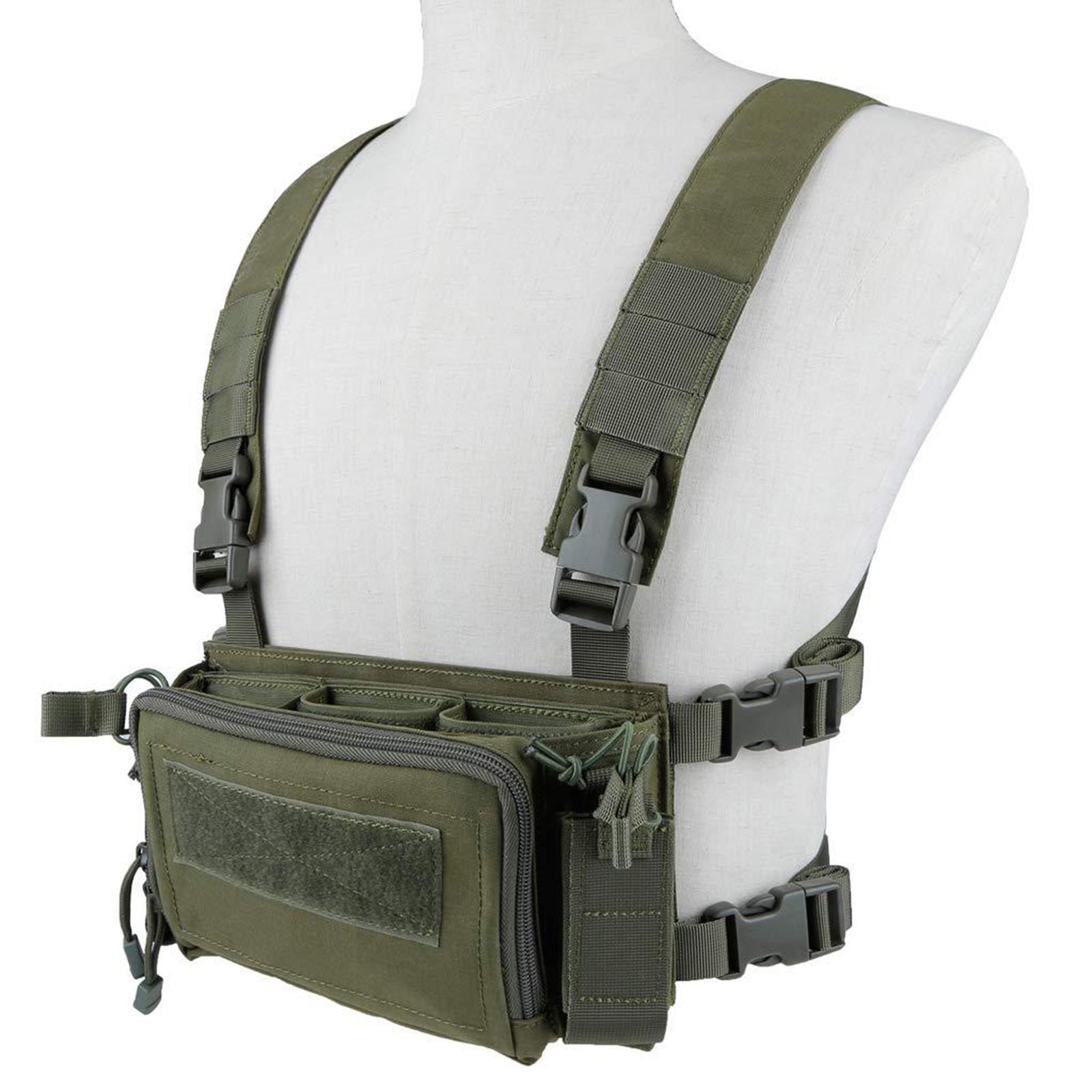 Vest with Pouch Molle Chest Plate Carrier