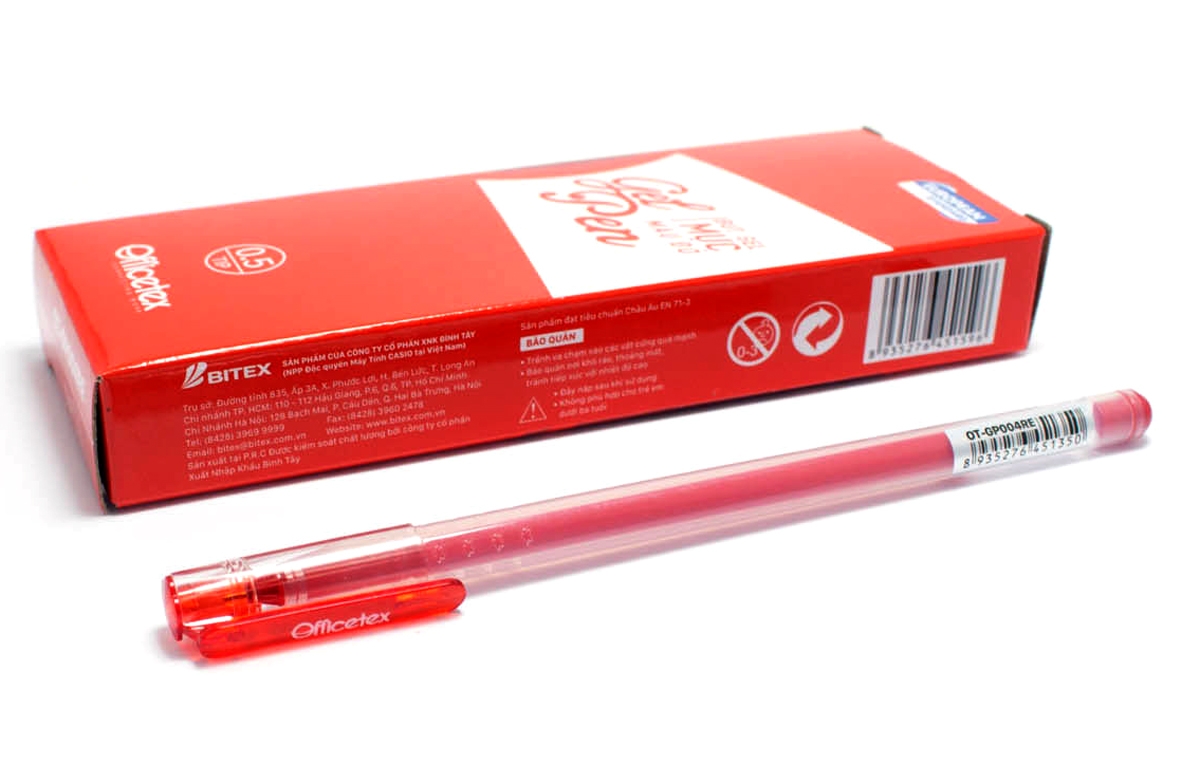 Bút gel mực đỏ/OT-GP004RE