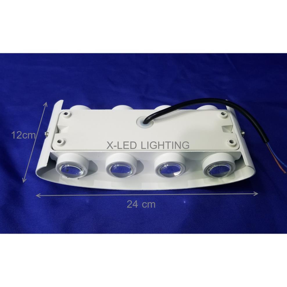 Đèn hắt tường 2 đầu - 8 tia led