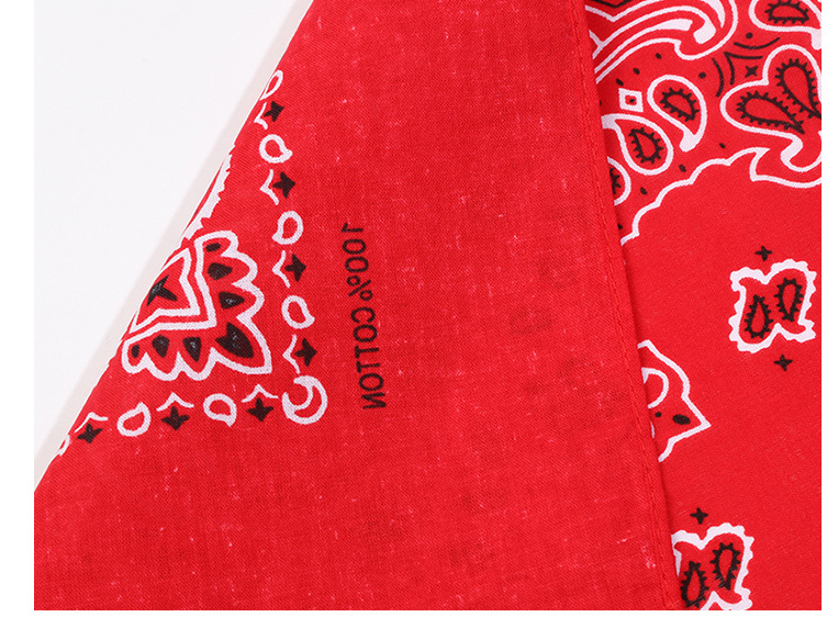 Bộ sưu tập khăn vuông cotton bandana turban XO Vintage BDN01 54x54cm - BDN01.8 Xanh đen