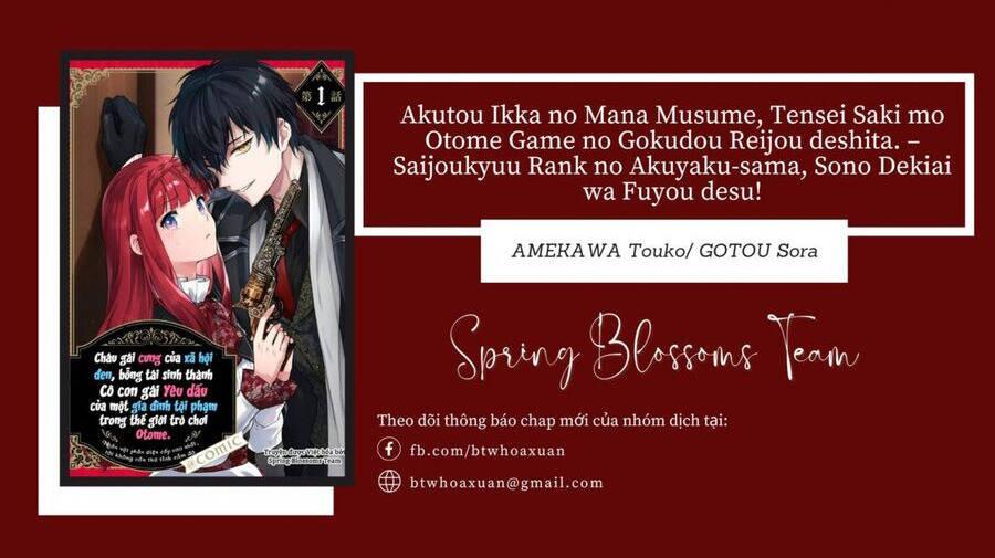 Akutou Ikka No Mana Musume, Tensei Saki Mo Otome Game No Gokudou Reijou Deshita. – Saijoukyuu Rank No Akuyaku-Sama, Sono Dekiai Wa Fuyou Desu! Chương 3 - Trang 0