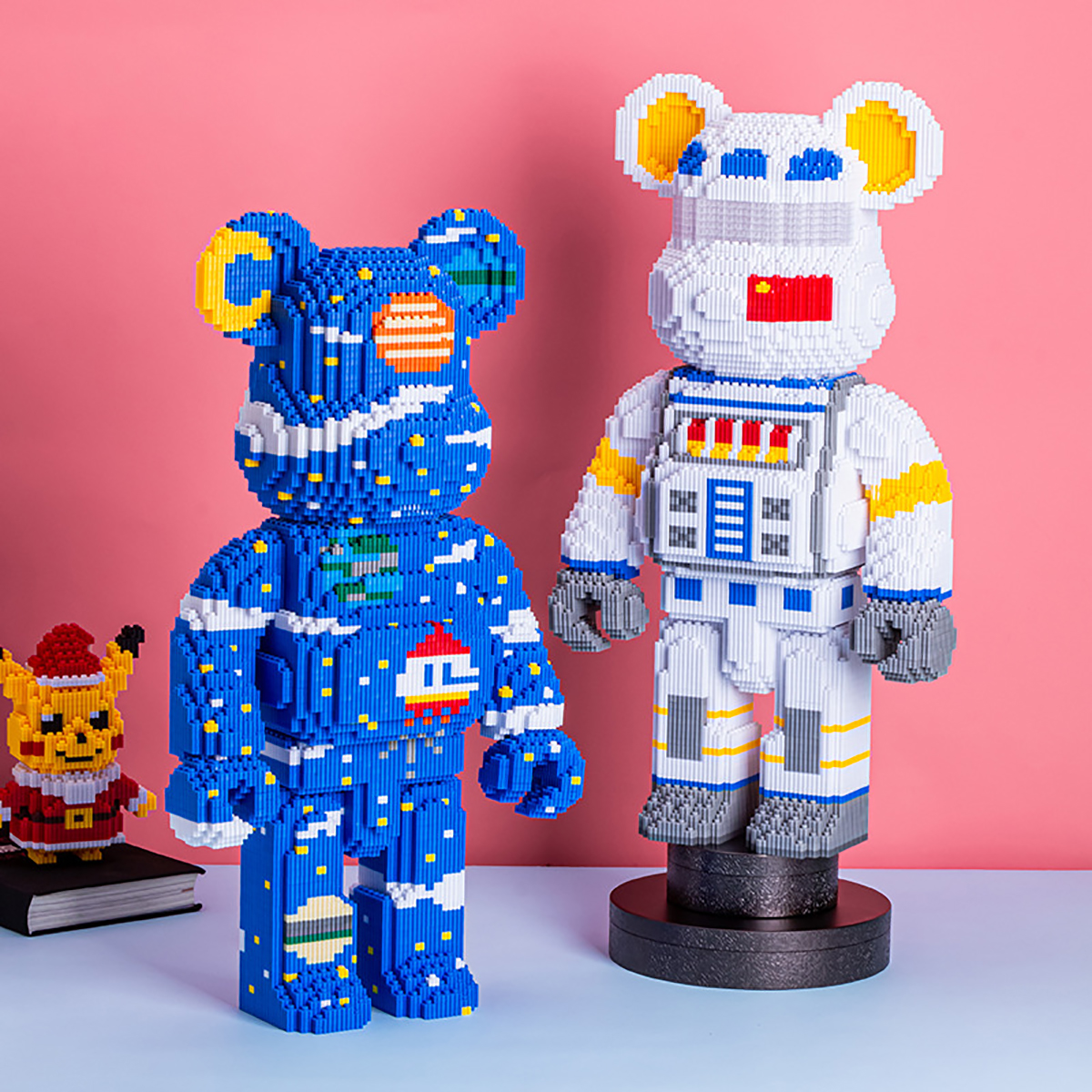 Mô Hình Lắp Ráp BearBrick 36 cm 3d Ghép Chú Gấu Đồ Chơi Chất Liệu Nhựa ABS